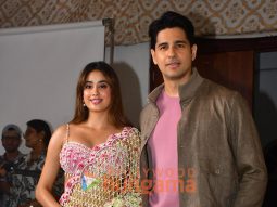 Photos: Janhvi Kapoor and Sidharth Malhotra snapped promoting Param Sundari on the sets of The Kapil Sharma Show