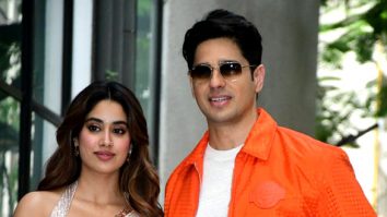 Photos: Janhvi Kapoor and Sidharth Malhotra spotted promoting their film Param Sundari