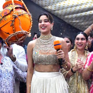Photos: Janhvi Kapoor attends the Dahi Handi celebrations in Ghatkopar