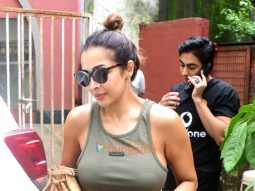 Photos: Malaika Arora and son Arhaan Khan spotted at a restaurant in Bandra