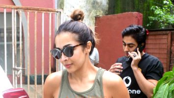 Photos: Malaika Arora and son Arhaan Khan spotted at a restaurant in Bandra