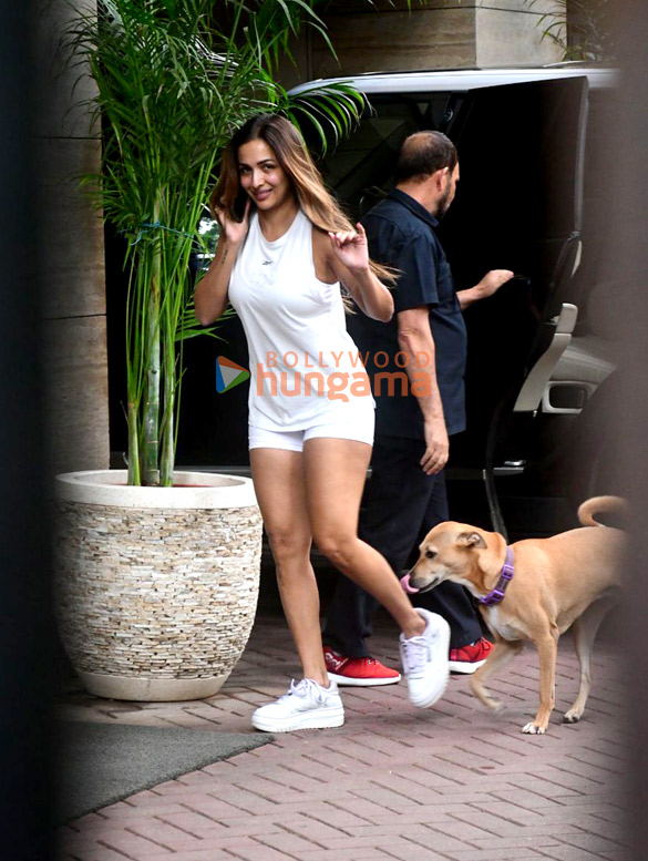 photos malaika arora snapped outside her residence in khar 5 5