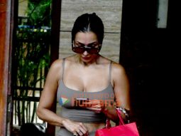 Photos: Malaika Arora spotted outside her residence in Bandra