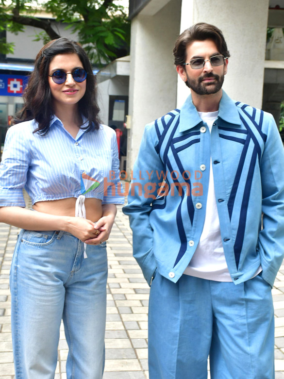 Photos: Neil Nitin Mukesh and Divya Khossla snapped promoting their film Ek Chatur Naar