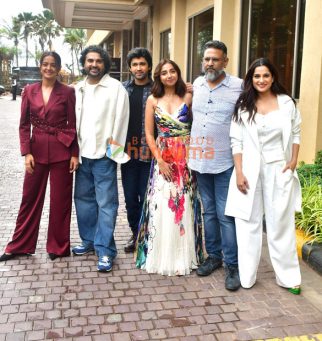 Photos: Prajakta Koli, Surveen Chawla, Karanvir Malhotra, Priya Bapat and others snapped promoting their upcoming series Andhera