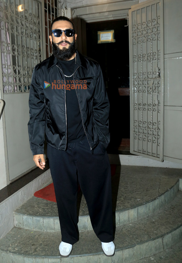 photos ranveer singh snapped at a dubbing studio in bandra 5 4