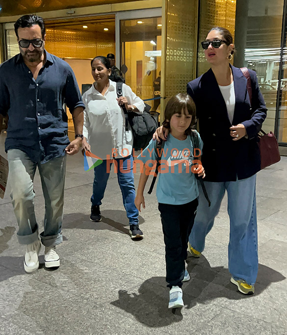 Photos: Saif Ali Khan, Kareena Kapoor Khan, Janhvi Kapoor and Sidharth Malhotra snapped at the airport