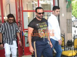 Photos: Saif Ali Khan snapped outside a salon in Khar