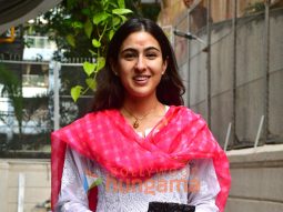 Photos: Sara Ali Khan celebrates her birthday with media