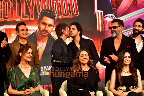 photos shah rukh khan aryan khan bobby deol gauri khan and others attend the bads of bollywood preview launch 5