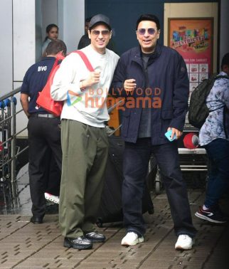Photos: Sidharth Malhotra and Dinesh Vijan snapped at Kalina airport