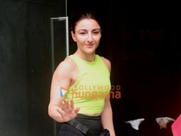 Photos: Soha Ali Khan and Kunal Kemmu snapped outside a gym in Bandra
