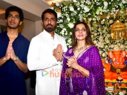 Photos: Sonu Sood snapped with his wife at Ganapati bappa darshan