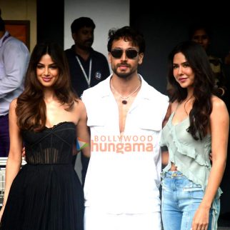 Photos: Tiger Shroff, Sonam Bajwa and Harnaaz Sandhu snapped at Kalina airport