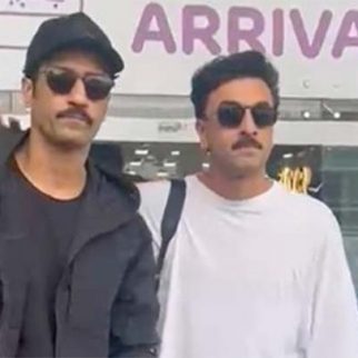 Love & War co-stars Ranbir Kapoor & Vicky Kaushal at the airport