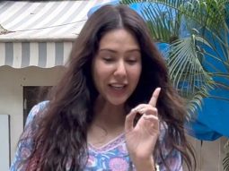 Sonam Bajwa pappee in a blue kurta set