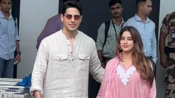 Our cuties Param Sundari pose together! Sidharth Malhotra & Janhvi Kapoor