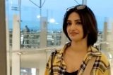 Sreeleela pulling a rowdy baby kinda look at the airport