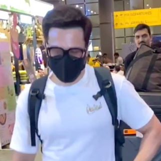 Emraan Hashmi papped with his family at the airport