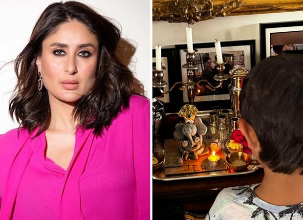 Kareena Kapoor Khan shares Ganeshotsav moments as Taimur offers prayers; watch