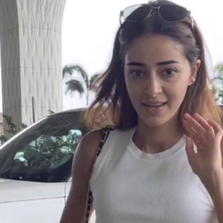 Ananya Panday rushed as her flight might get missed
