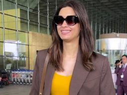 Diana Penty in a classy aiport fit