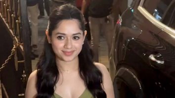 Jannat Zubair in a pretty forest green dress