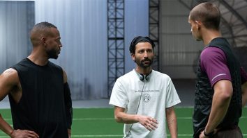 Director Justin Tipping on HIM as a critique of mass-market sports culture: “For me, this is a story about what happens when the athlete becomes the commodity”