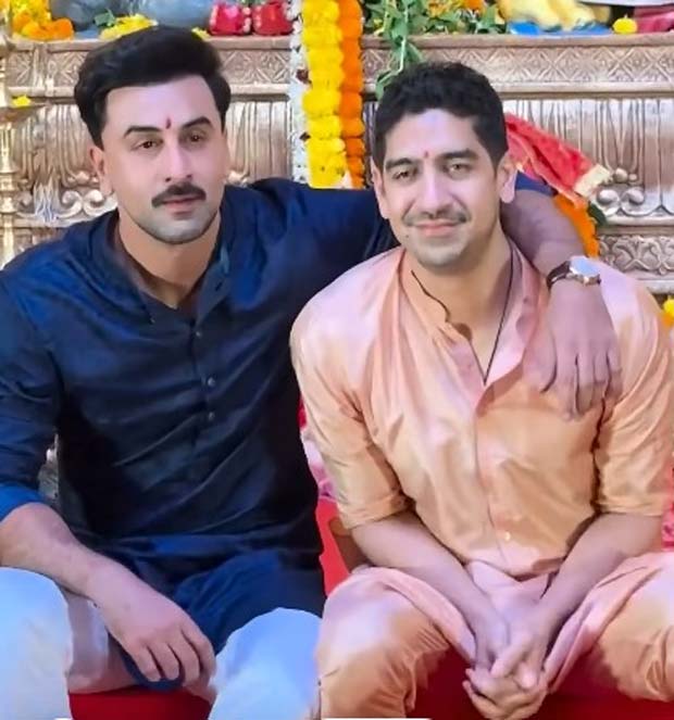 Ranbir Kapoor offers prayers at Durga Puja Pandal, shares festive moments with Ayan Mukerji