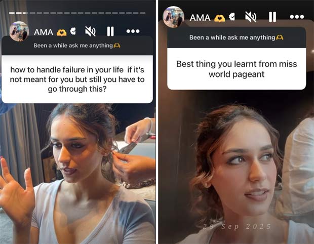 Miss World Manushi Chhillar shares inspiring life lessons in AMA session: “Failure is an important experience to have”