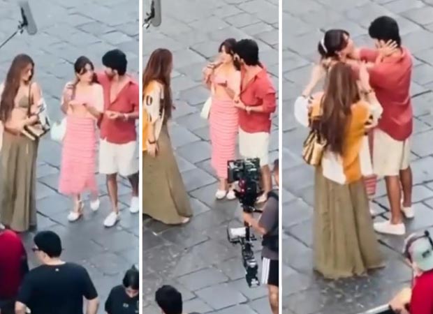 LEAKED footage from Cocktail 2 gives a glimpse of Shahid Kapoor, Kriti Sanon, and Rashmika Mandanna on Sicily streets