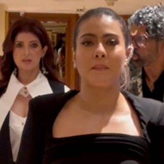 Kajol in a black classy outfit