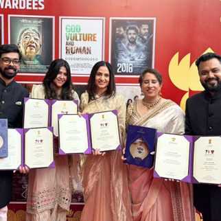 Kathal cast and crew celebrate National Award honour at Delhi ceremony