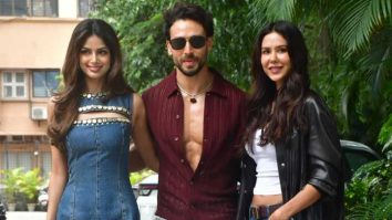 Leads of Baaghi 4 pose for media! Tiger Shroff, Harnaaz Sandhu & Sonam Bajwa