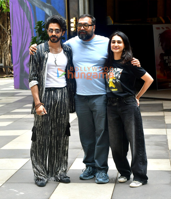 photos aaishvary thackeray anurag kashyap and vedika pinto snapped promoting nishaanchi 5