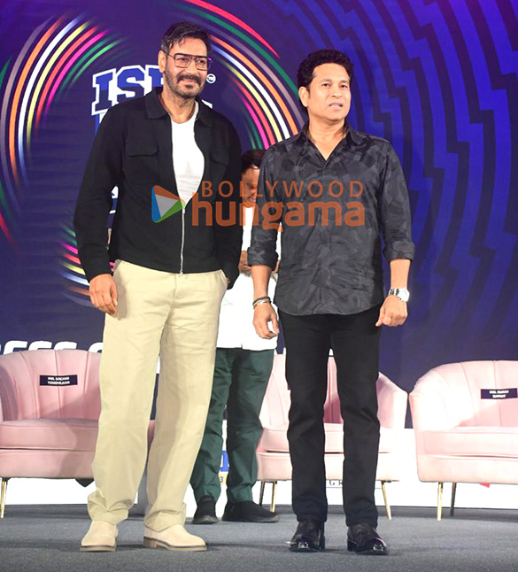 photos ajay devgn sachin tendulkar and others attend the indian street premiere league press announcement 1 4