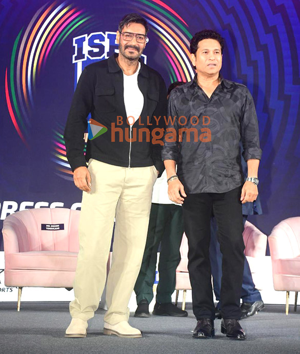 Photos: Ajay Devgn, Sachin Tendulkar and others attend the Indian Street Premiere League press announcement