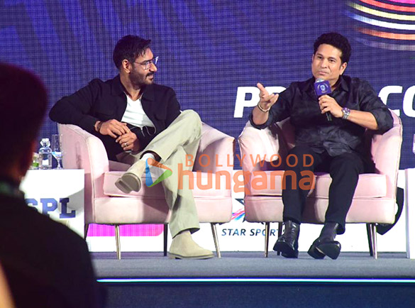 photos ajay devgn sachin tendulkar and others attend the indian street premiere league press announcement 5