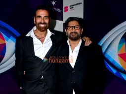 Photos: Akshay Kumar and Arshad Warsi snapped promoting Jolly LLB 3 on the sets of Bigg Boss 19