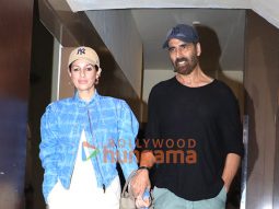 Photos: Akshay Kumar and Twinkle Khanna snapped at Juhu PVR