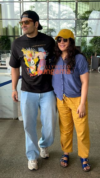 Photos: Ali Fazal, Richa Chadha, Bhagyashree and Orhan Awatramani snapped at the airport