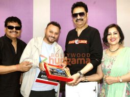 Photos: Anil Sharma graced the launch of Kumar Sanu and Madhushree’s song ‘Barishe Teri’