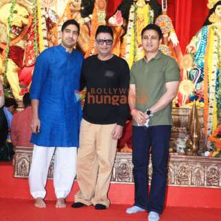 Photos: Bhushan Kumar and Ayan Mukerji snapped at a Durga Puja Pandal