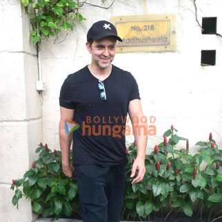 Photos: Hrithik Roshan spotted outside dental clinic in Bandra