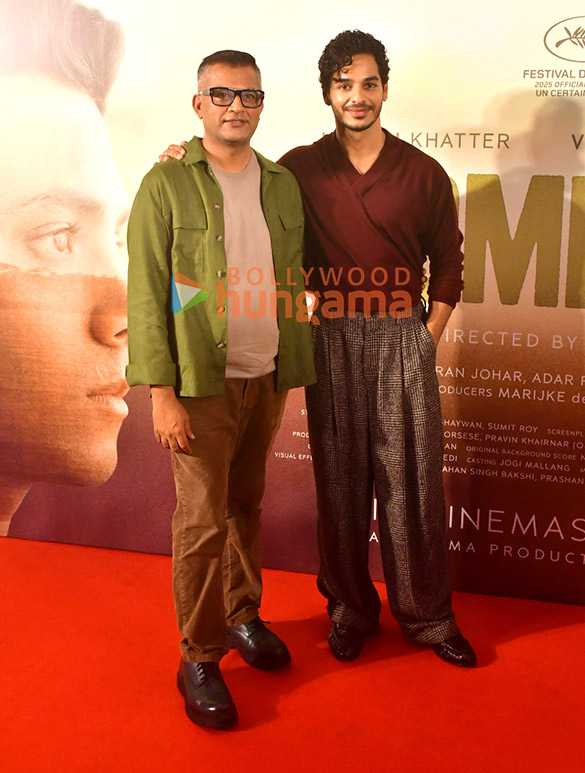 photos ishaan khatter vishal jethwa and neeraj ghaywan snapped at the homebound press conference 10