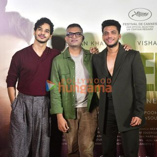 Photos: Ishaan Khatter, Vishal Jethwa and Neeraj Ghaywan snapped at the Homebound press conference