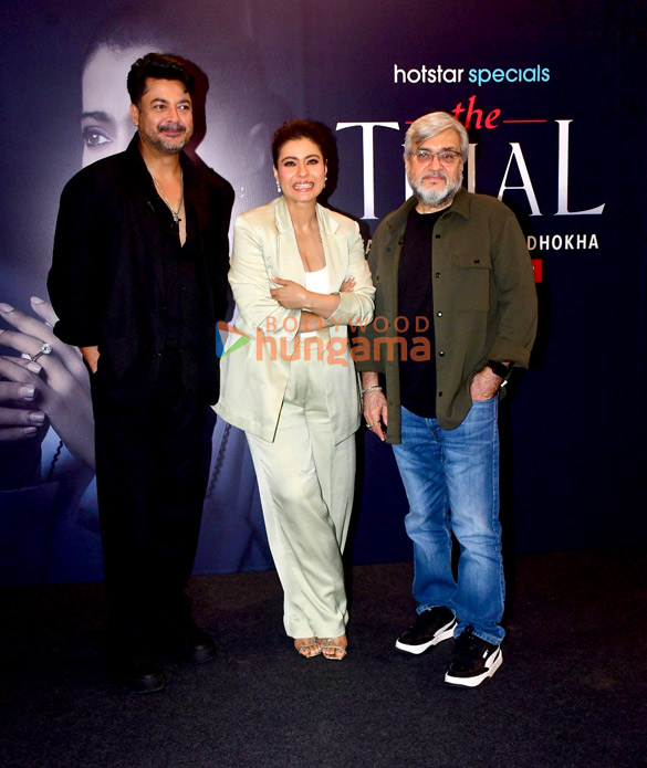 Photos: Kajol, Jisshu Sengupta and Umesh Bist snapped at the promotions of The Trial – season 2 Photos: Kajol, Jisshu Sengupta and Umesh Bist snapped at the promotions of The Trial – season 2