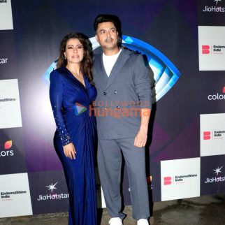 Photos: Kajol and Jisshu Sengupta snapped shooting a special Weekend Ka Vaar segment on the sets of Bigg Boss 19 to promote their show The Trial Season 2