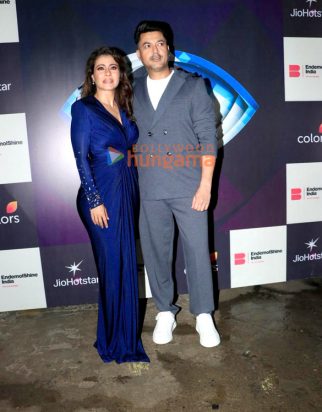 Photos: Kajol and Jisshu Sengupta snapped shooting a special Weekend Ka Vaar segment on the sets of Bigg Boss 19 to promote their show The Trial Season 2
