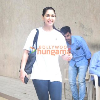 Photos: Nikita Dutta snapped outside the gym in Khar